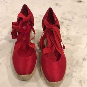 Franco Sarto Lace Up Espadrille